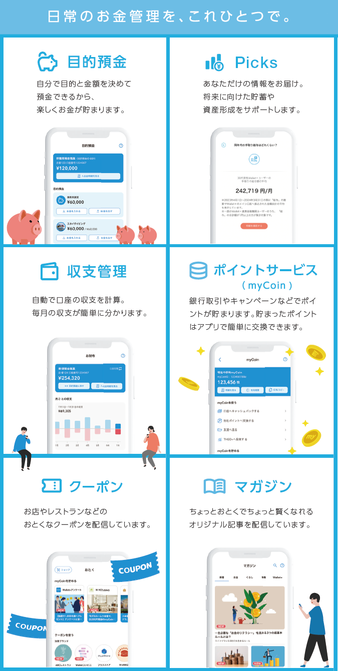 wallet+の機能紹介